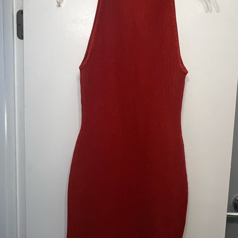 Aritzia Babaton Red Midi Dress - Picture 2 of 7